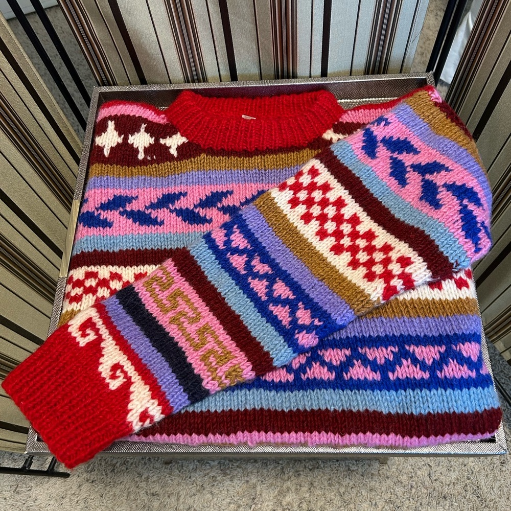 Handmade wool sweater